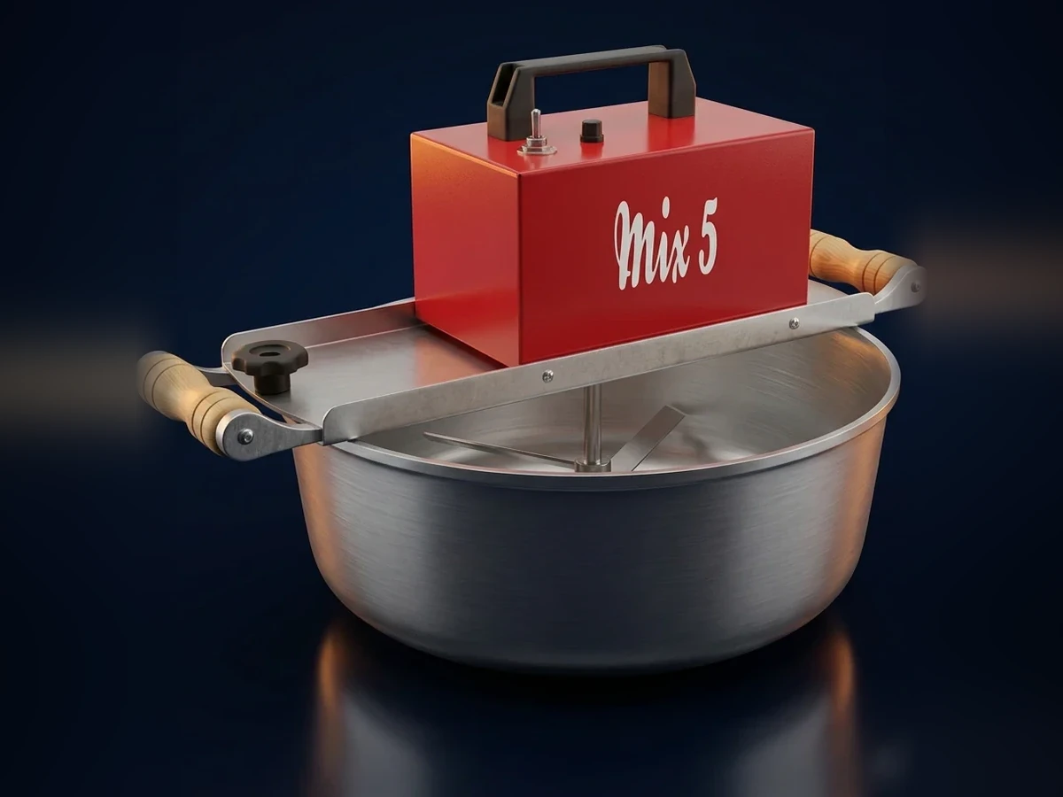 Mix 5 na cozinha com tigela de ingredientes ao lado